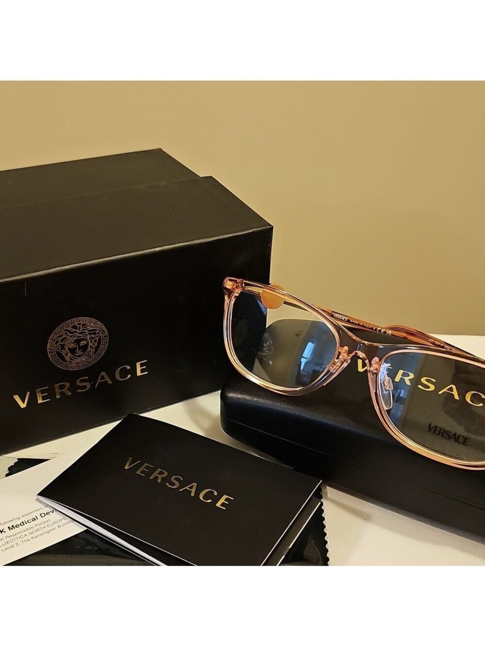 NWT Authentic VERSACE Eyeglasses - Picture 6 of 17